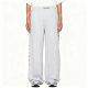 Light Gray Striped Red Dot Detail Jogger Pants