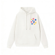 Colorful Dot Cluster White Hoodie